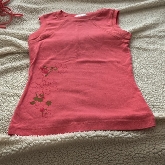 Set of 5 crop fitted tops size small women’s Tommy Hilfiger yogi am eagle etc - Picture 6 of 11